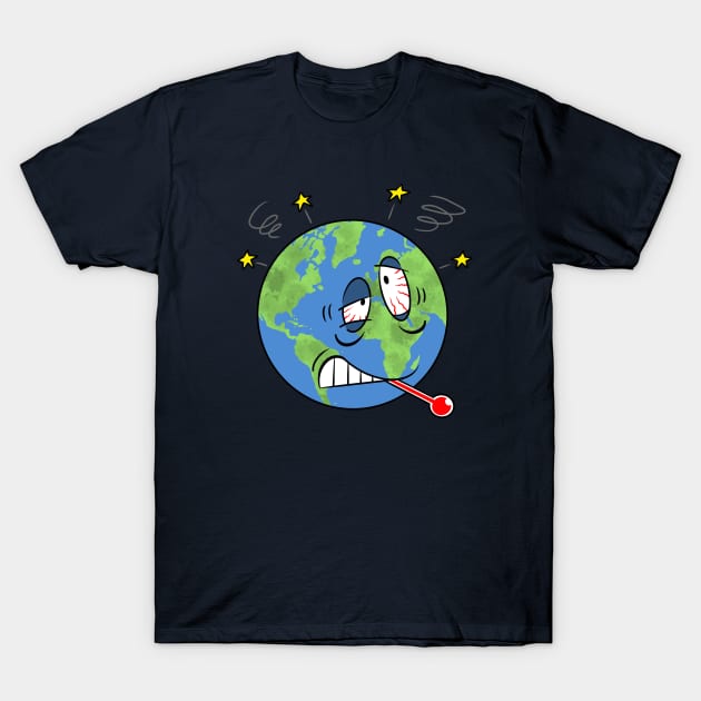 Sick earth T-Shirt by Francis Paquette